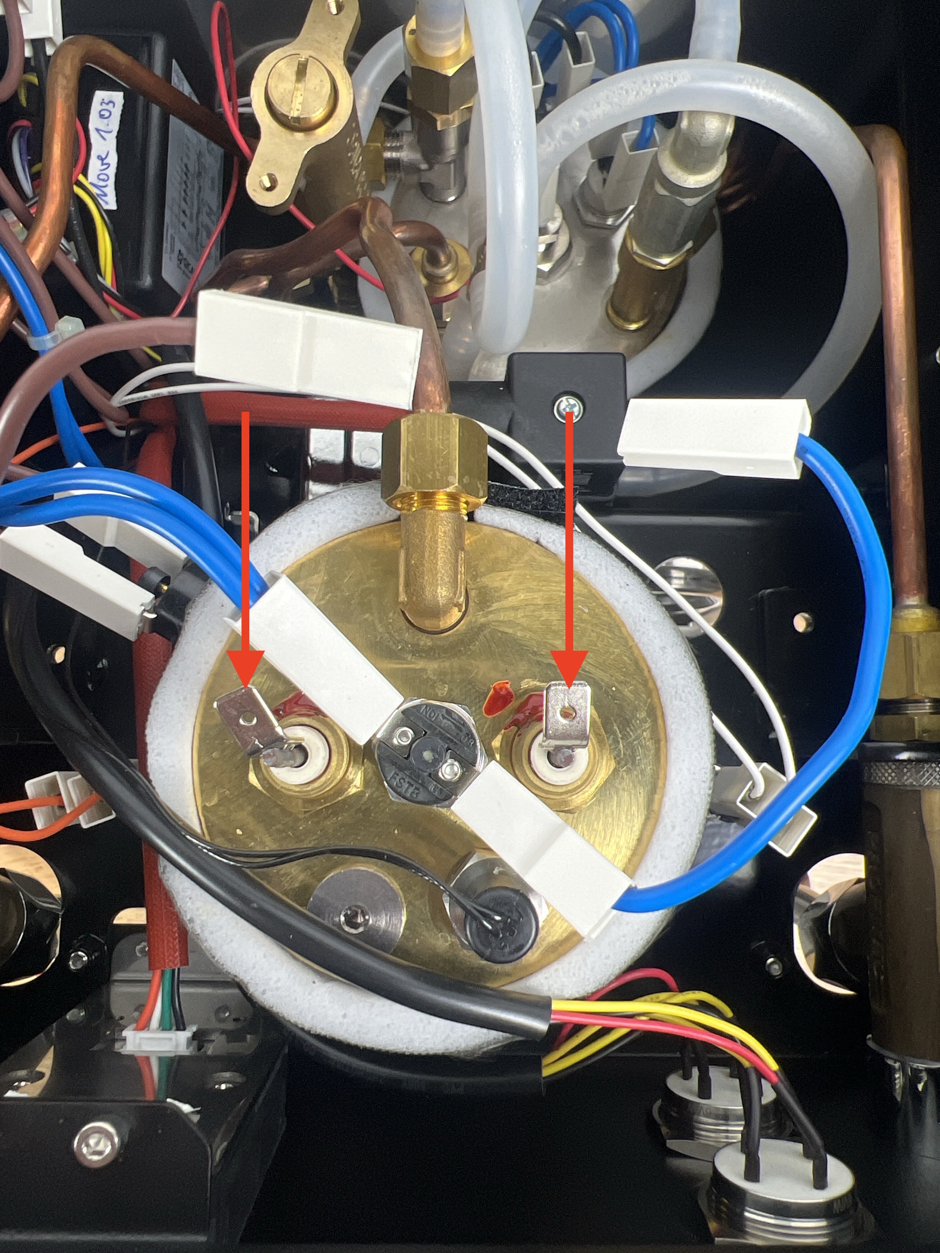 Profitec Move Coffee Boiler Heating Element Resistance Test